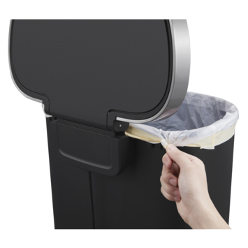 EKO Hana Semi-Round pedaalemmer 55L met ingebouwde wielen