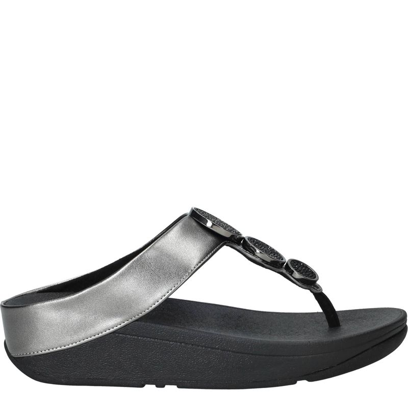 FitFlop Halo Teenslippers Zwart Dames