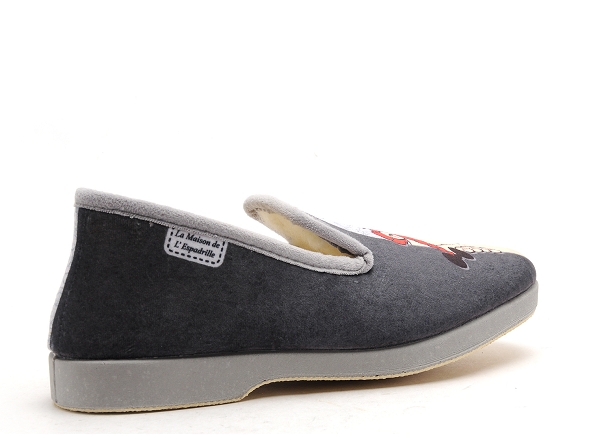 La maison de l espadrille chaussons homme a51h gris