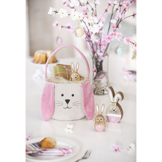 Tasche - Hase - ca. 15 x 15 x 16 cm - 1 Stück