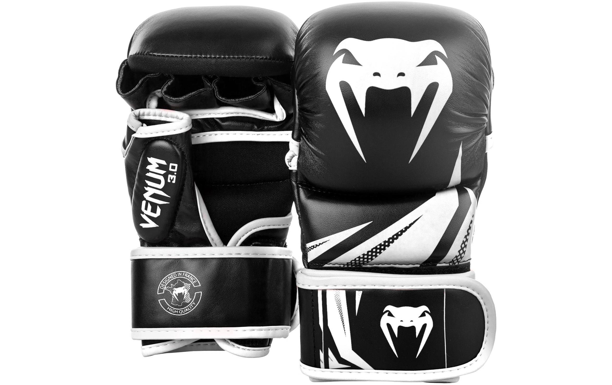 Challenger 3.0 Sparring Gloves Schwarz/Weiss, MHandschuhe für MMA-Training