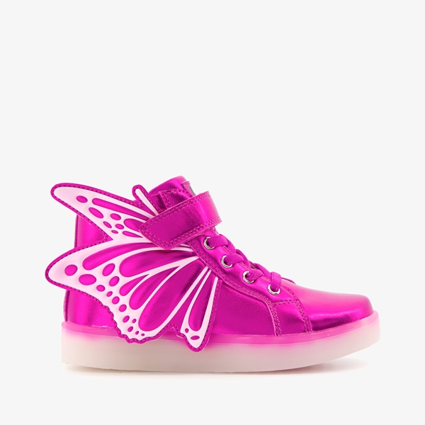 Blue Box meisjes sneakers met lichtjes roze