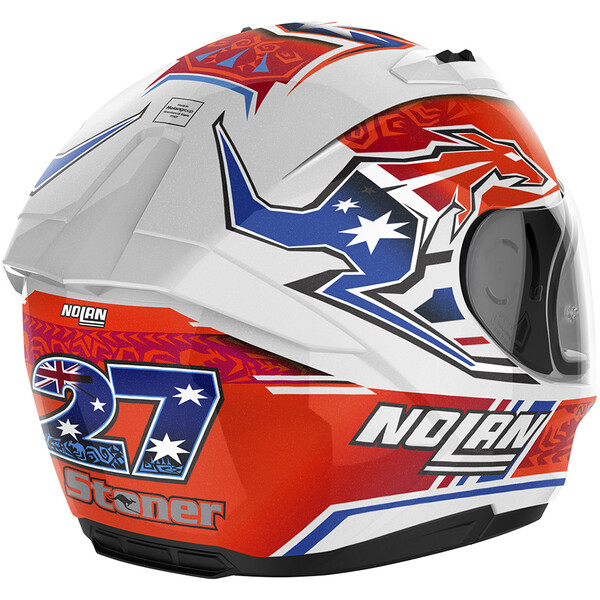 Nolan - Casque N60-6 Gemini Replica Casey Stoner Blanc / Rouge / Bleu