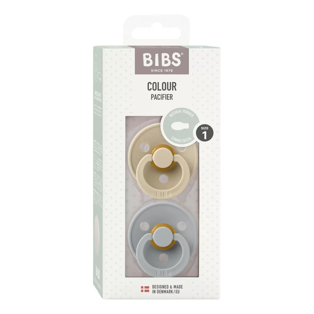 BIBS Colour Latex Symetrisk Vanilla/Cloud - Flere størrelser
