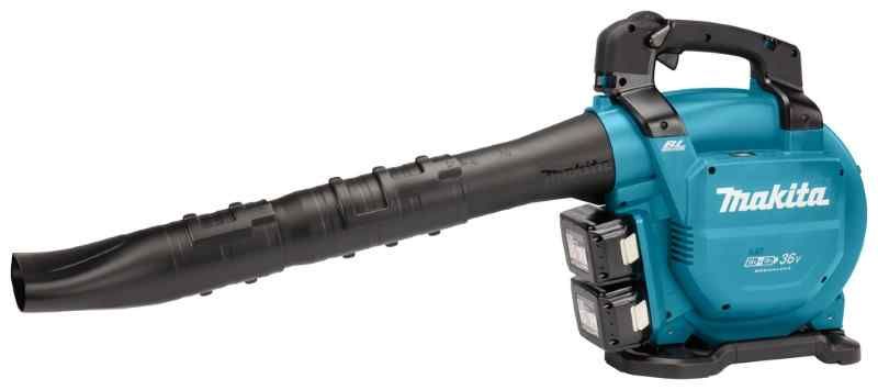 Makita DUB363PT2V 2X18 V Bladblazer/-zuiger 5,0 ah accu (2 st), duo snellader
