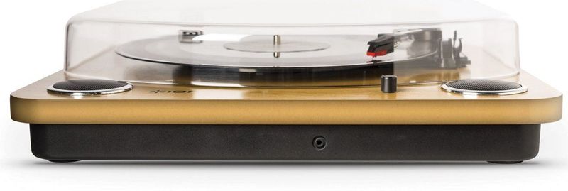 ION Audio Max LP - Houtkleurige Bluetooth Vinyl Platenspeler - Ingebouwde Luidsprekers - USB