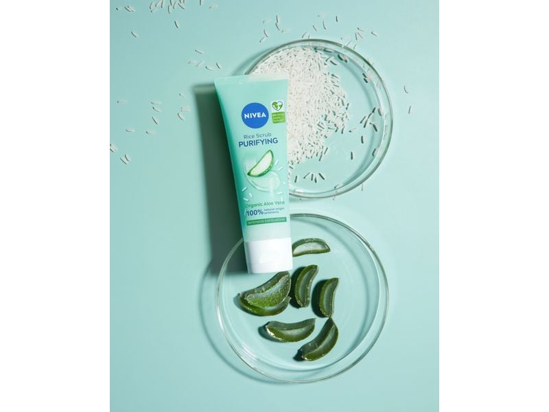 NIVEA Gesichtsreinigung Bio Aloe Vera 75 ml Reis Peeling