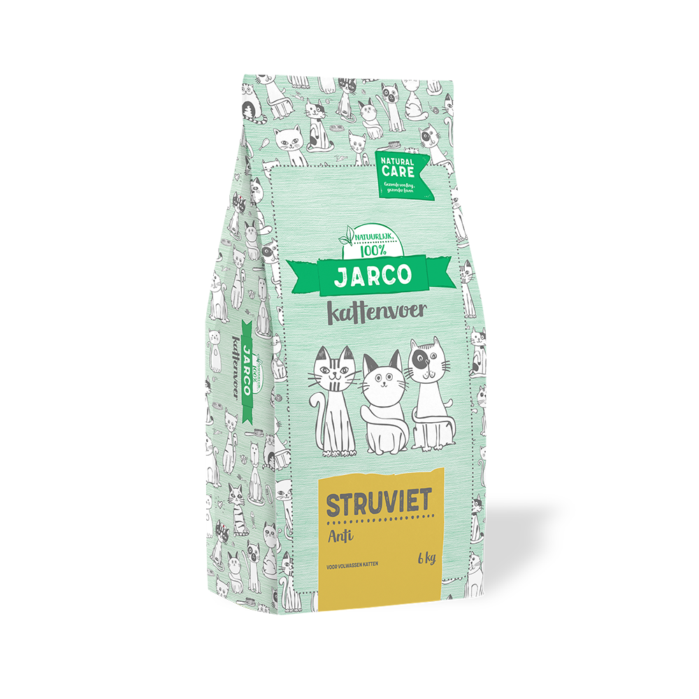 Jarco Natural Anti Struviet - Kattenvoer - 6 Kilogram - gevogelte