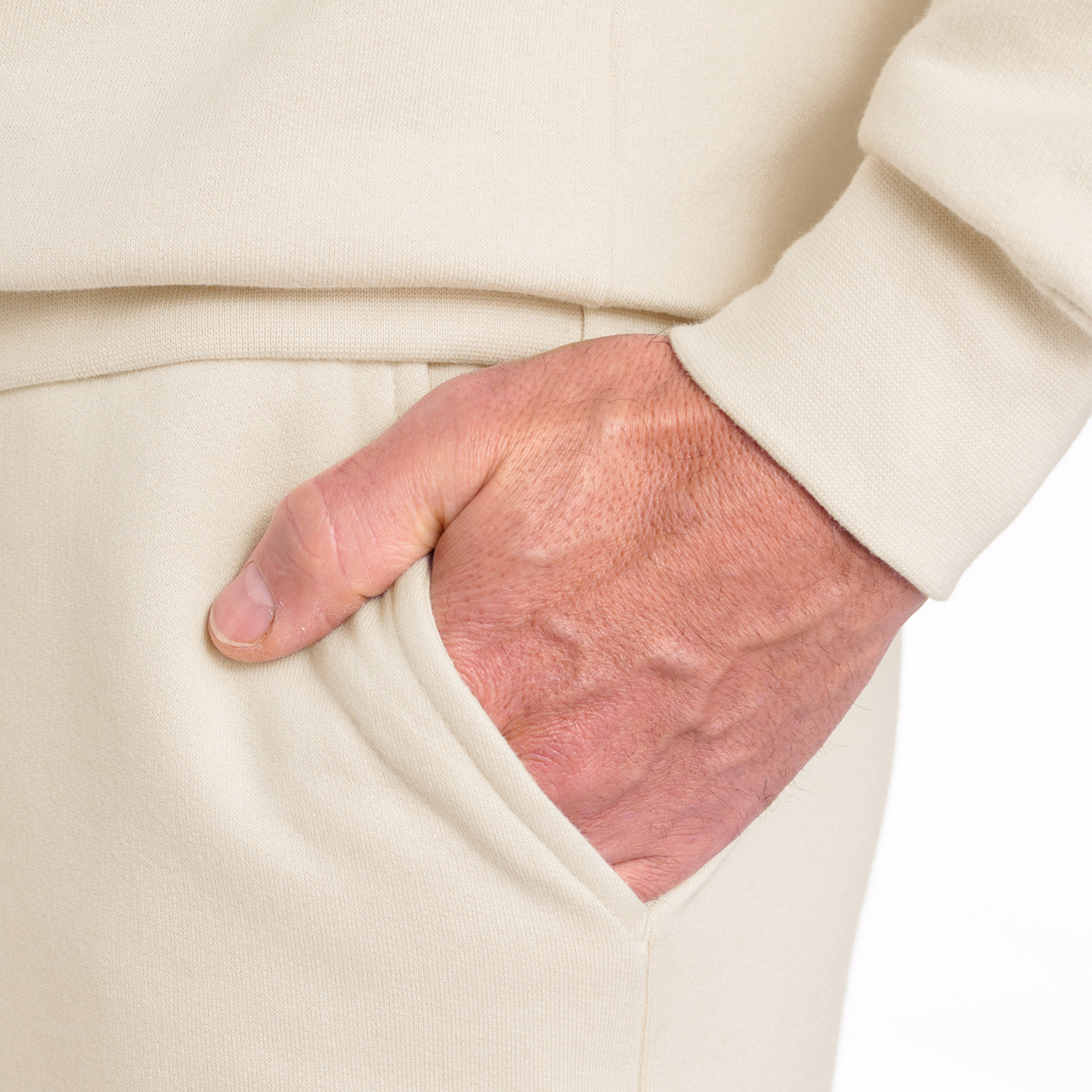 Jonas Nielsen Herren Jogginghose mit Tunnelzug beige