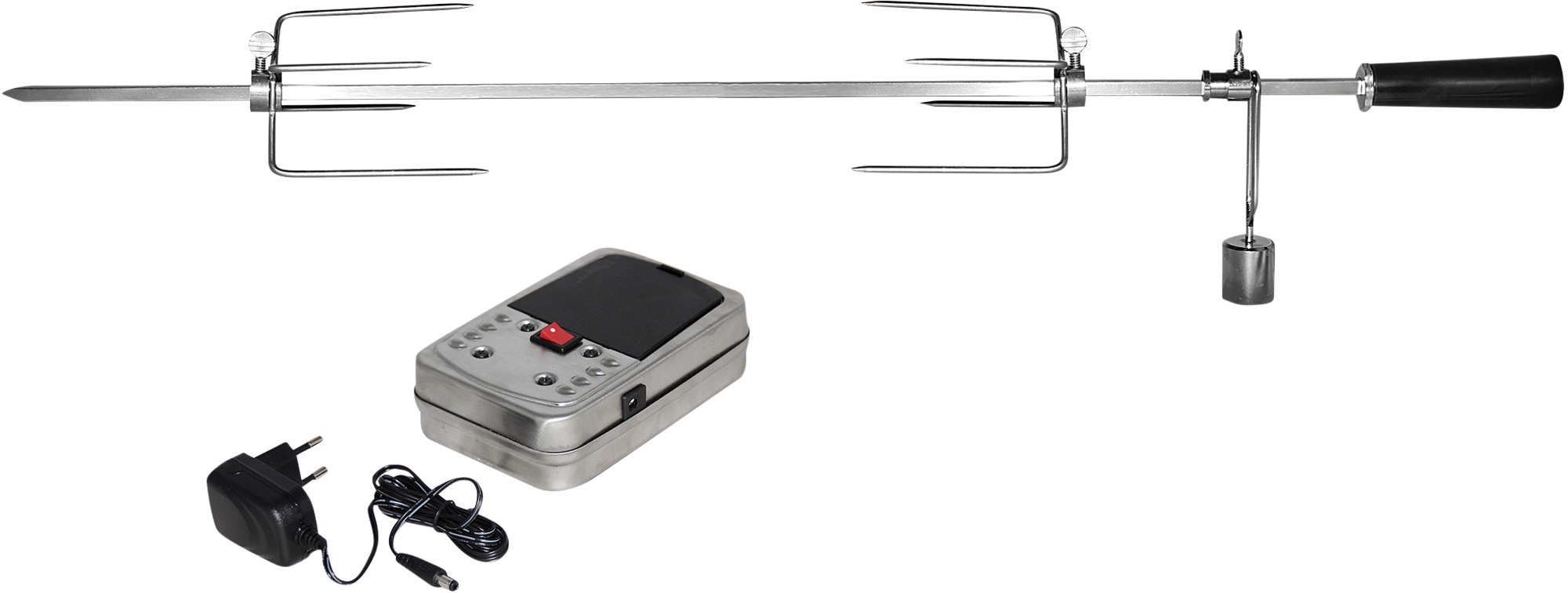 Enders Grillspieß Edelstahl mit Motor passend für Cubiq Pro 3 / eFLOW Pro 2