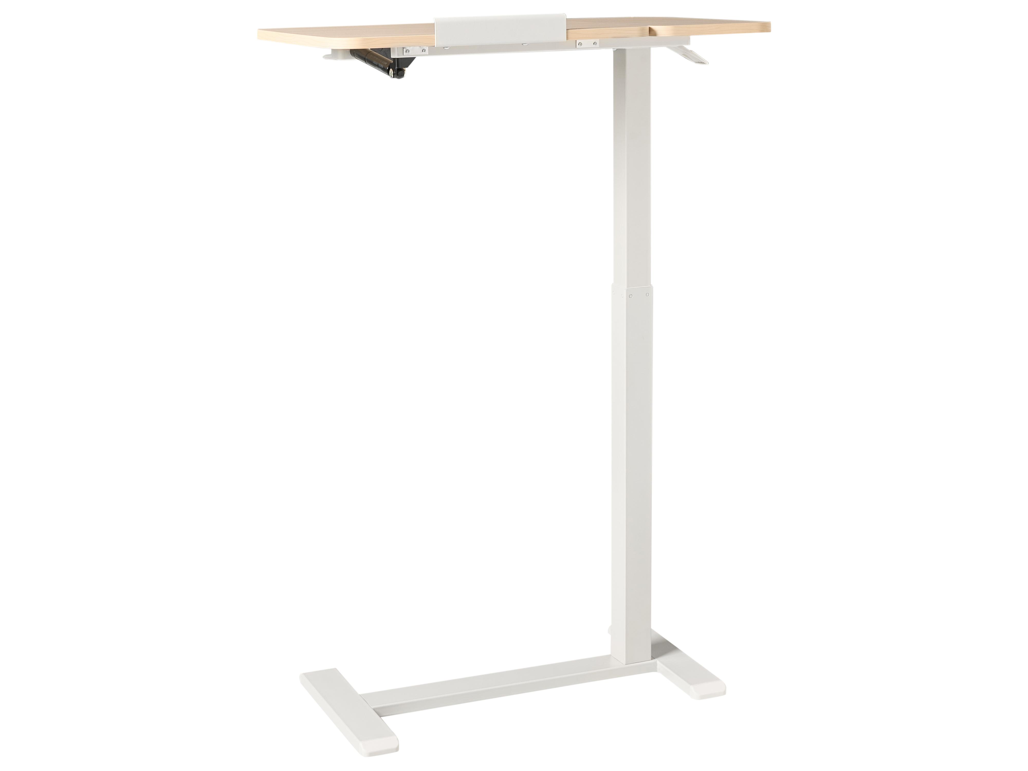 Handmatig verstelbare laptopstandaard SCHOLA Lichtbruin/wit 70 cm 40 cm