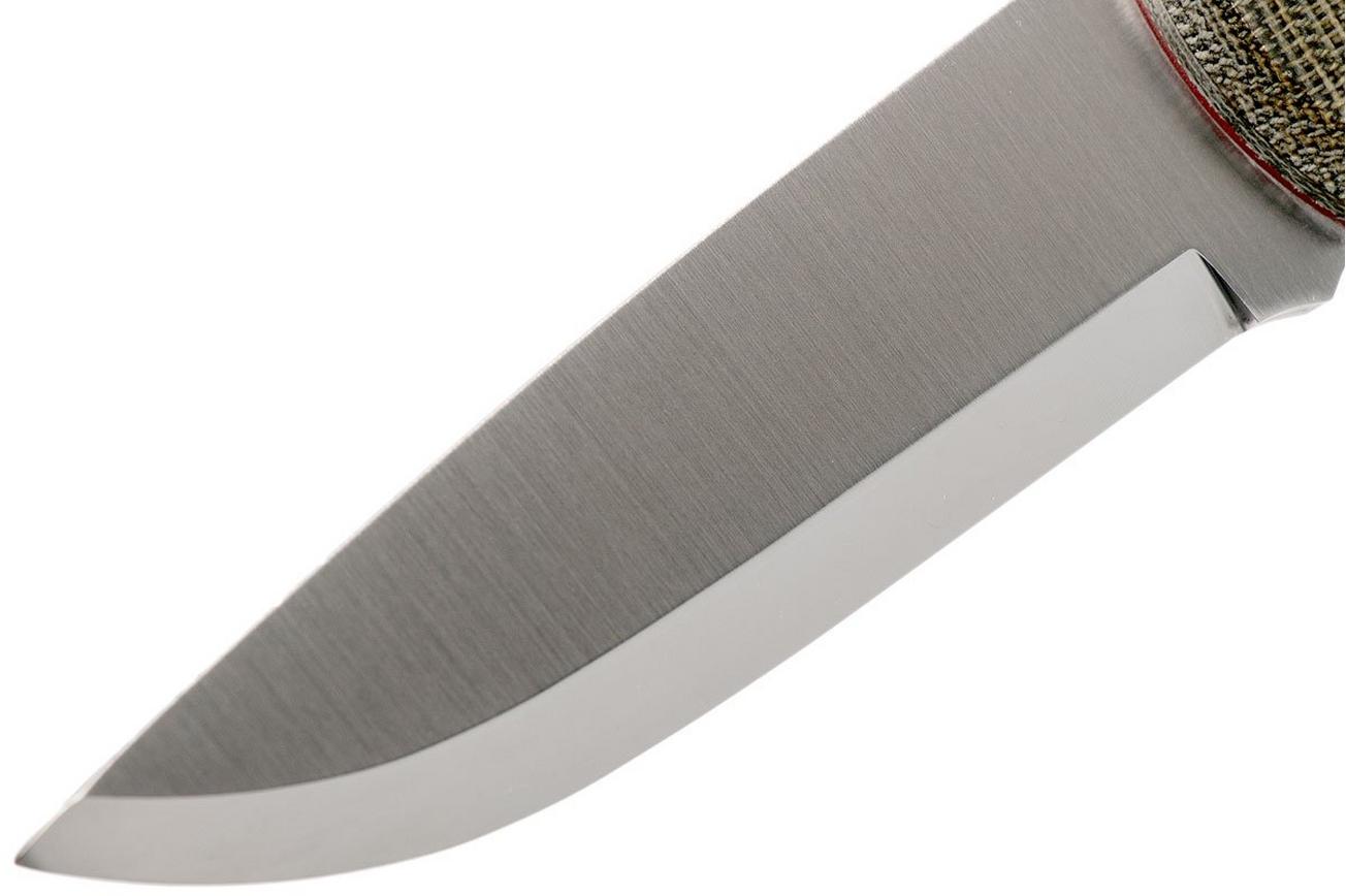 Brisa Trapper 95 - Elmax Scandi - Green Canvas Micarta - 2091