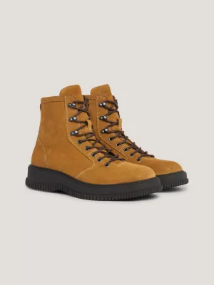 Botas de camurça com gancho de velocidade