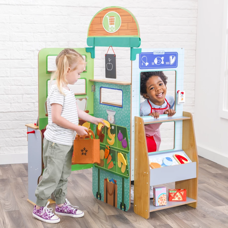 KidKraft® Lebensmittelladen Let's Pretend™ zum Aufklappen