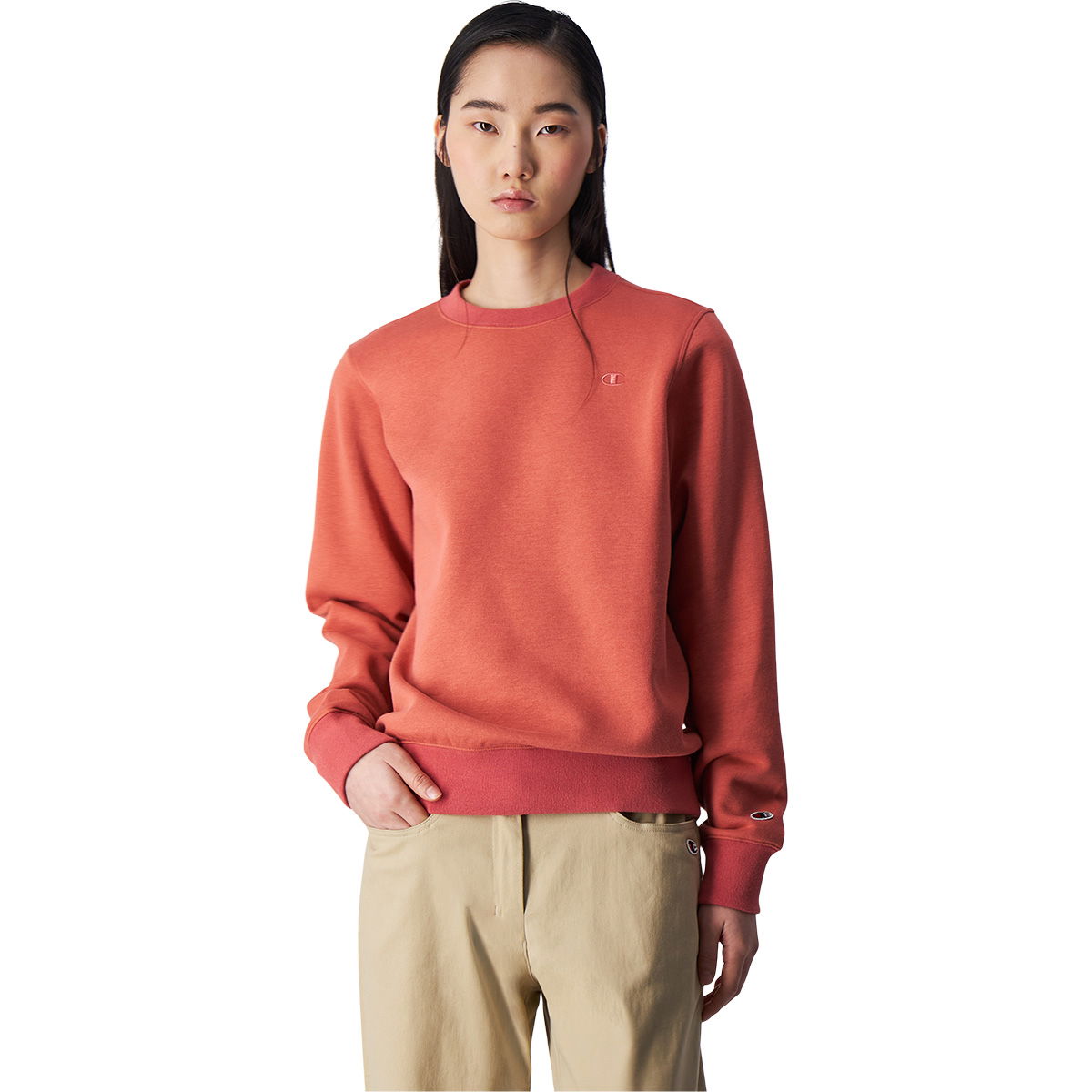 Champion Tonal Small Logo Sweatshirt Dame