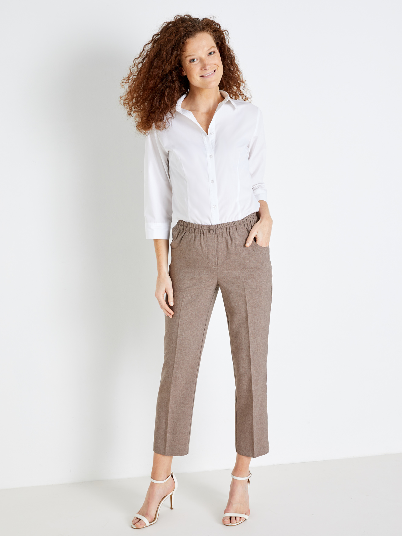 Pantalon élastiqué entrejambe 69cm