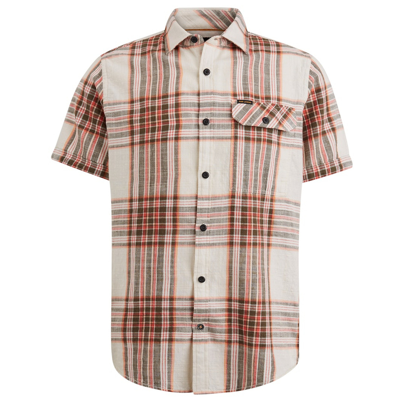 Kavat Short Sleeve Shirt Ctn Slub Ch
