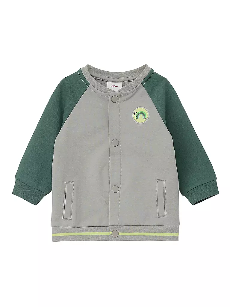 S.OLIVER Jungen Sweatjacke grau