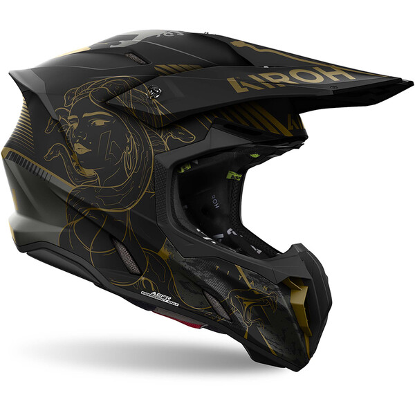 Airoh - Casque Twist 3 Titan Noir / Or / Mat