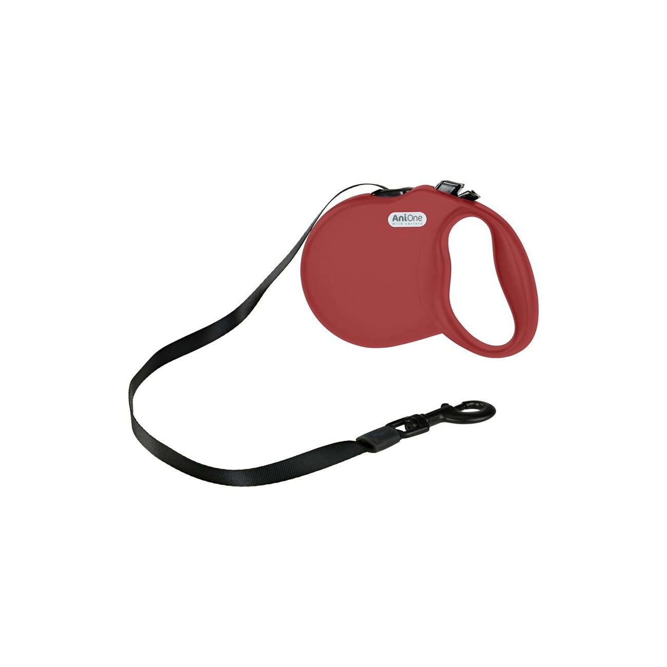AniOne Rollleine Basic Gurt rot S