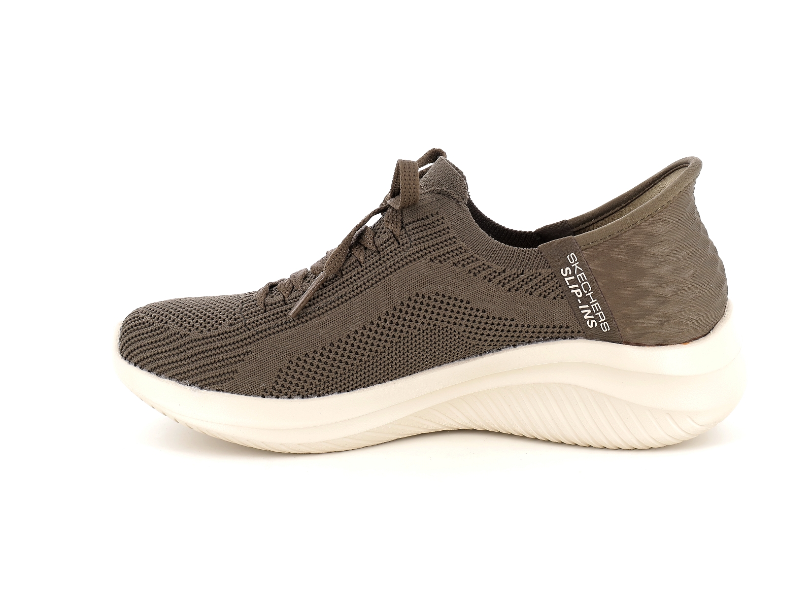 Skechers-ULTRA FLEX 3 0 SLIP INS Matières combinées Kaki