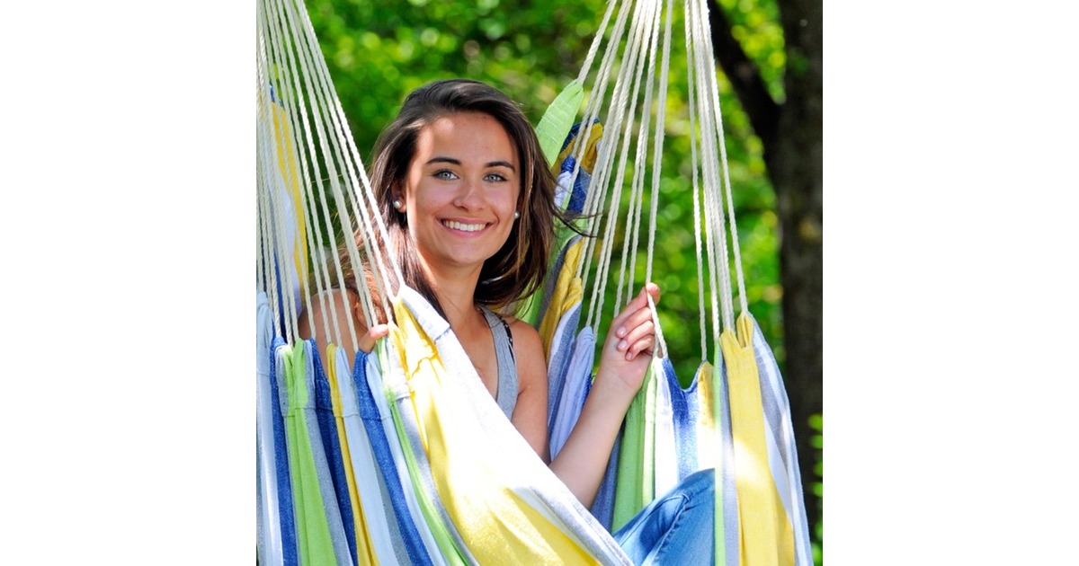 AmazonasRelax Kolibri hangstoel  (Geel/blauw)