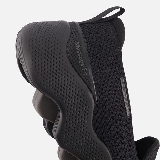Skechers Go Walk Massage Fit Instappers zwart