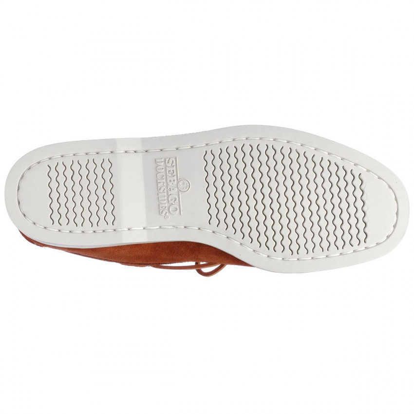 DOCKSIDES PORTLAND FLESH OUT Brandy-Chaussures bateau pour homme en suede Portland