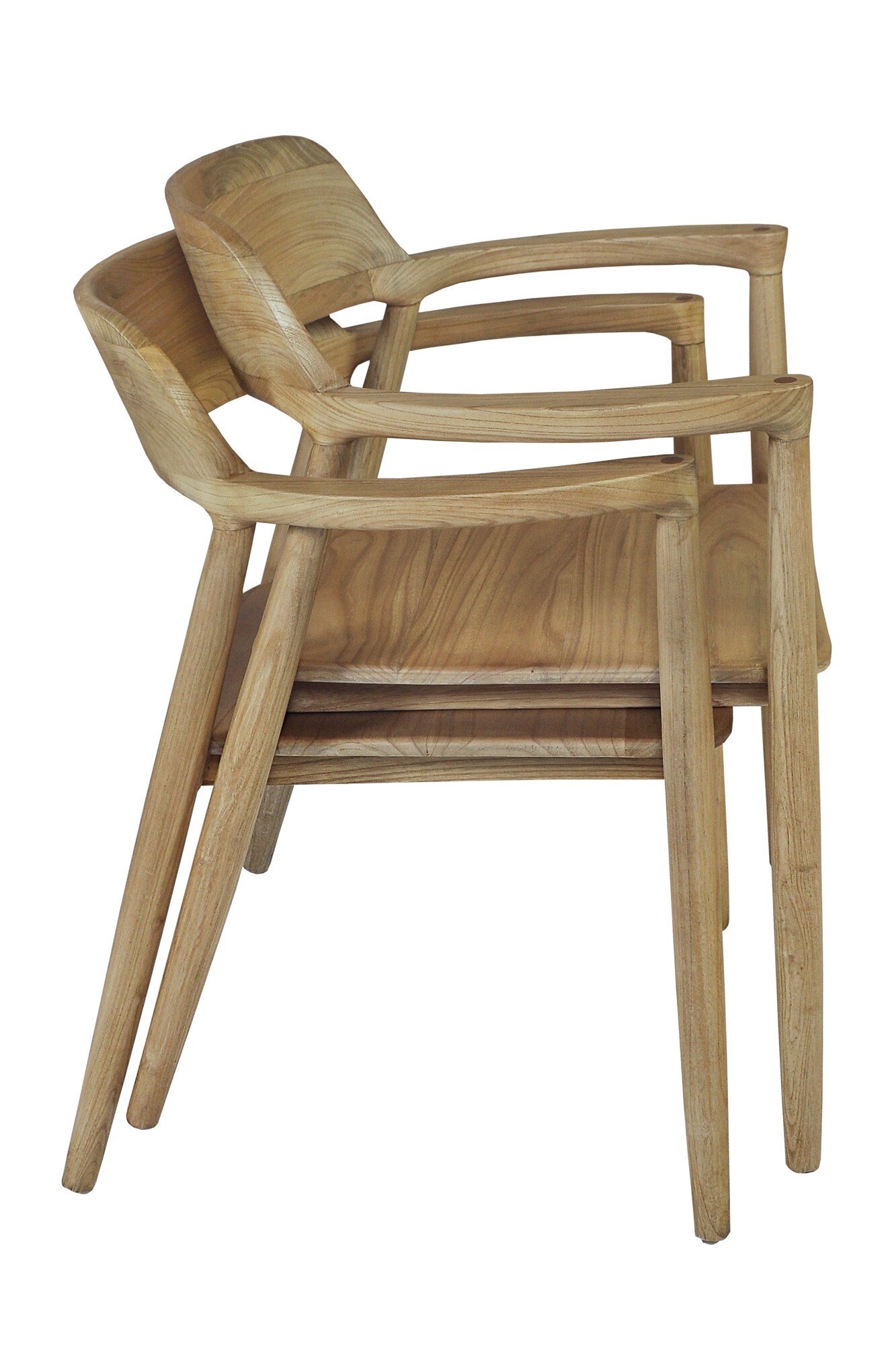 Armlehnstuhl Scandi Blonde Holzstuhl Essstuhl Küchenstuhl Esszimmer Stuhl