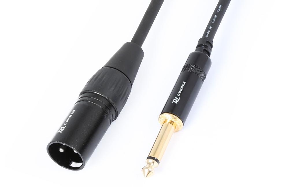 CX131 XLR 3 Pole, male - Klinke 6.3 mm, male 0.15 mAdapterkabel XLRm - 6.3 Klinkenstecker
