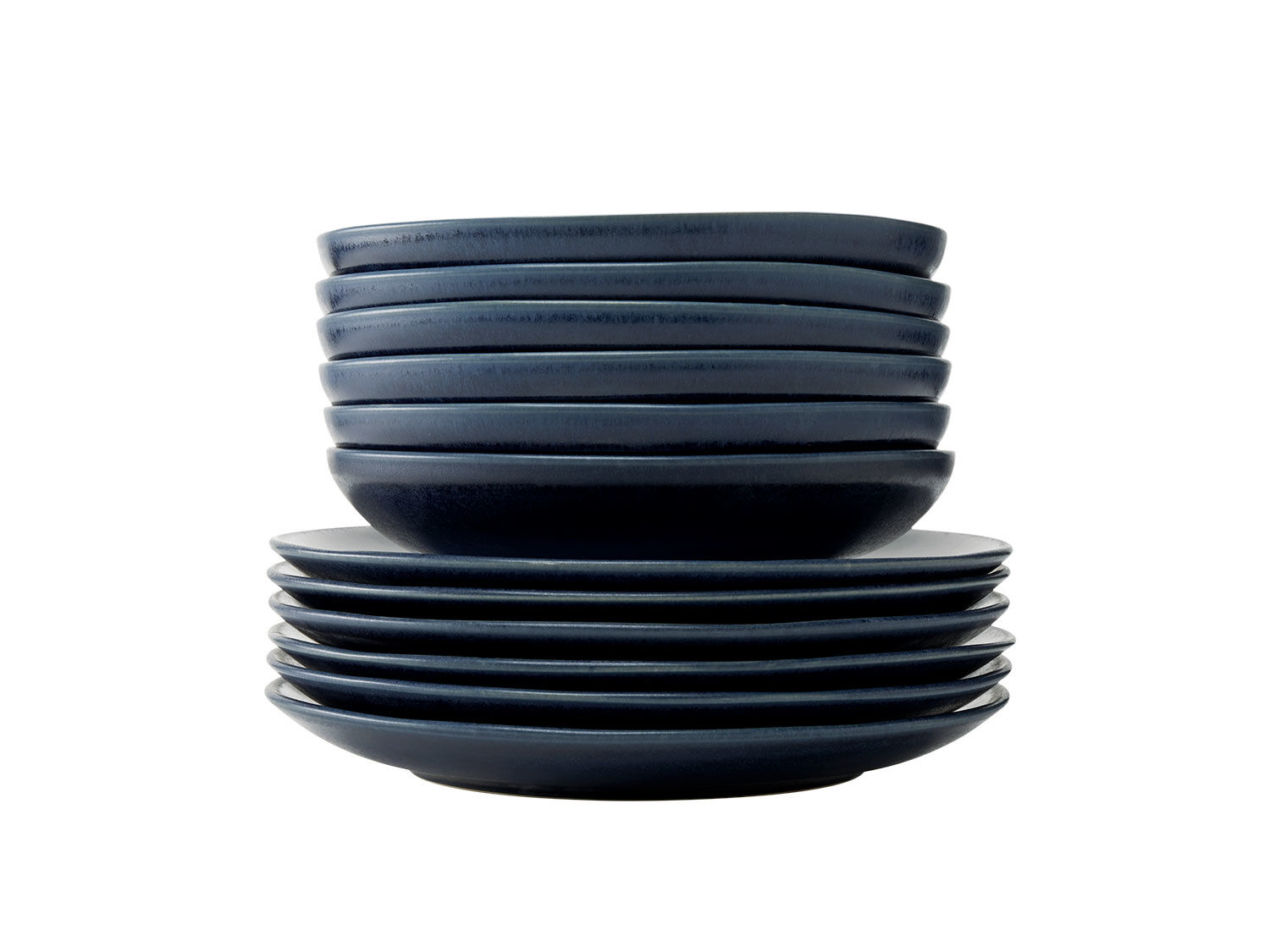 Geschirr-Set Blu 12-teilig, für 6 Personen