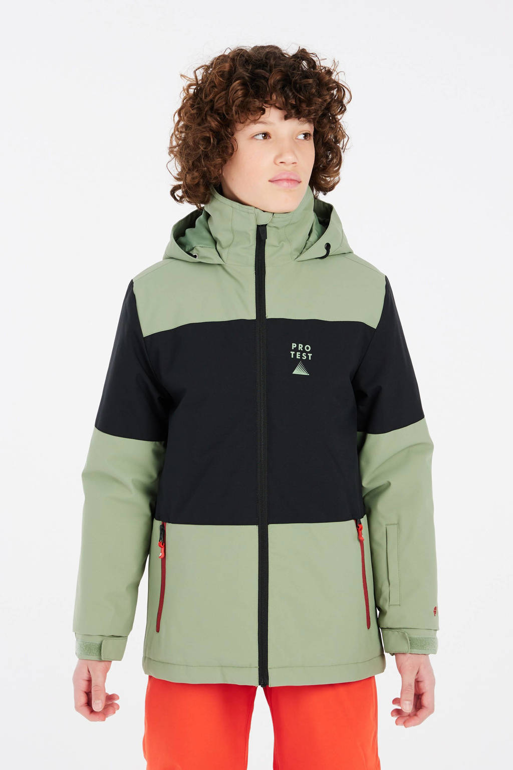Protest ski-jack PrtDecks lichtgroen/zwart