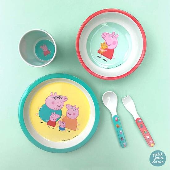 Assiette bébé   Peppa Pig        de               Petit Jour Paris