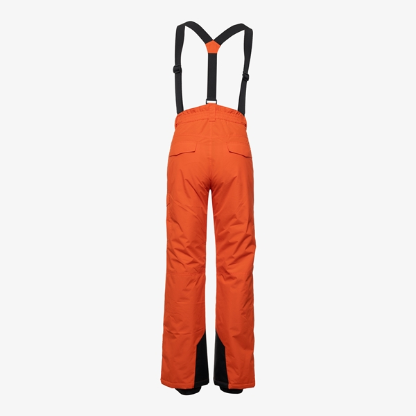 Mountain Peak heren skibroek met bretels oranje
