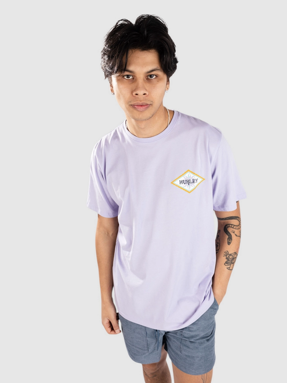 Hurley Tropics T-Shirt lavender mist