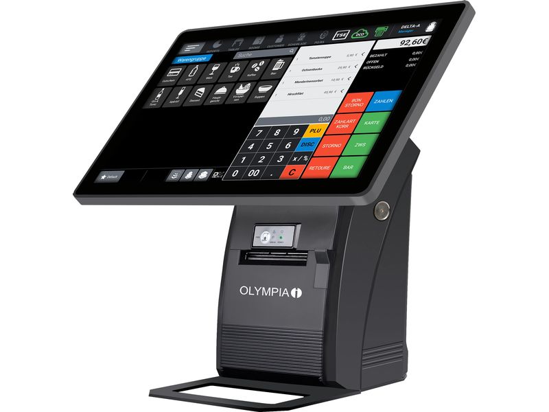 Olympia Registrierkasse T215 Schwarz Kassensystem T215