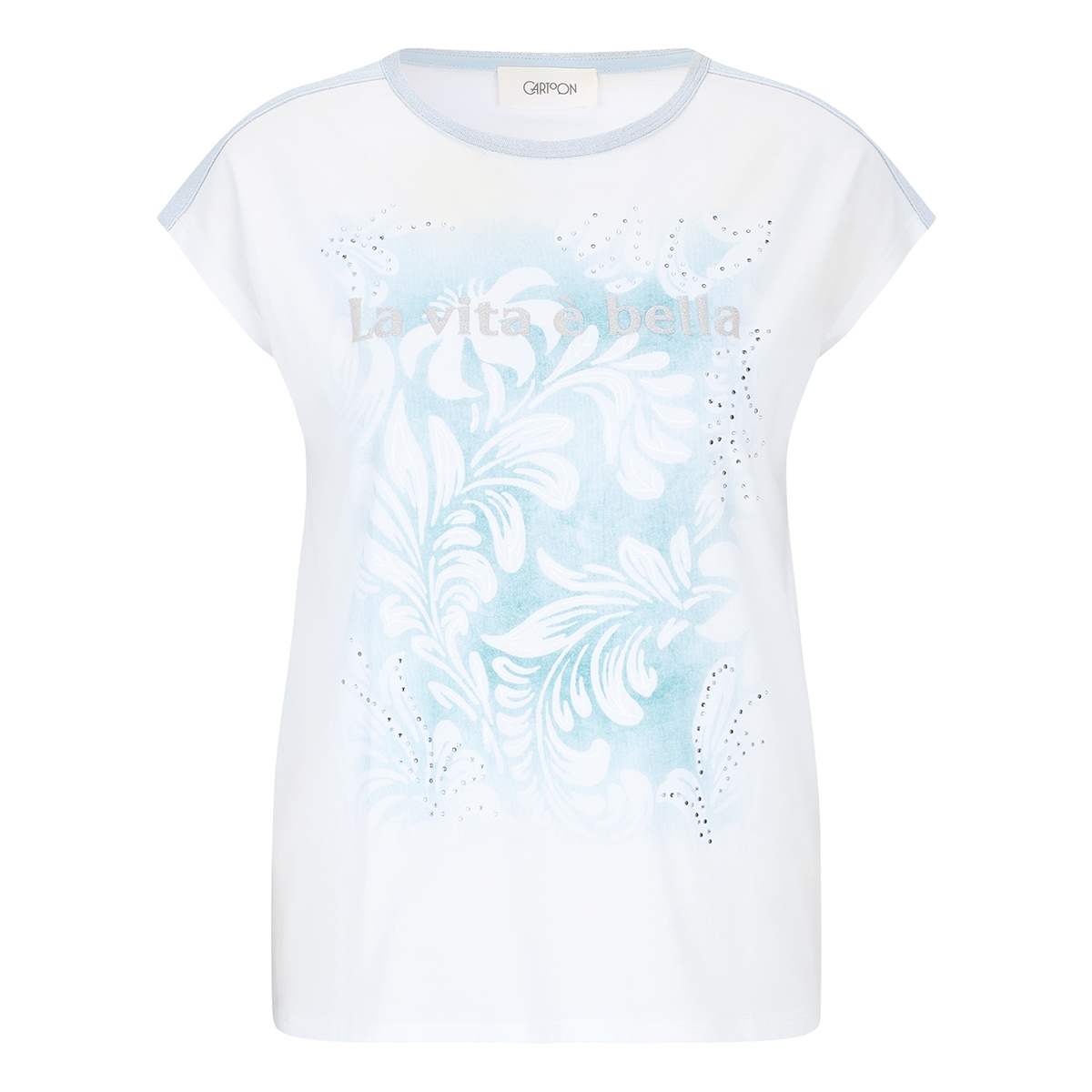 Dames Top Johanne print glitter