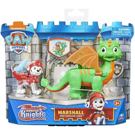 Spin Master Paw Patrol Rescue Knights Rettungsritter Marshall und Dragon Jade