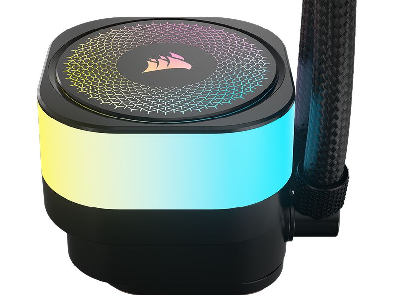 Corsair Wasserkühlung CORSAIR iCUE LINK TITAN 420 RX RGB RGB Wasserkühlung mit 140mm Lüfter