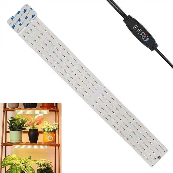 INF LED-vekstlys med EU-adapter  0