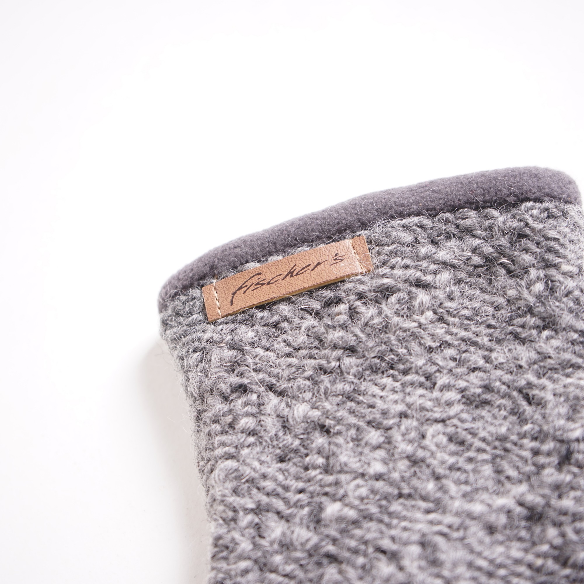 Pulswärmer grau, handgestrickt in Nepal günstig bestellen