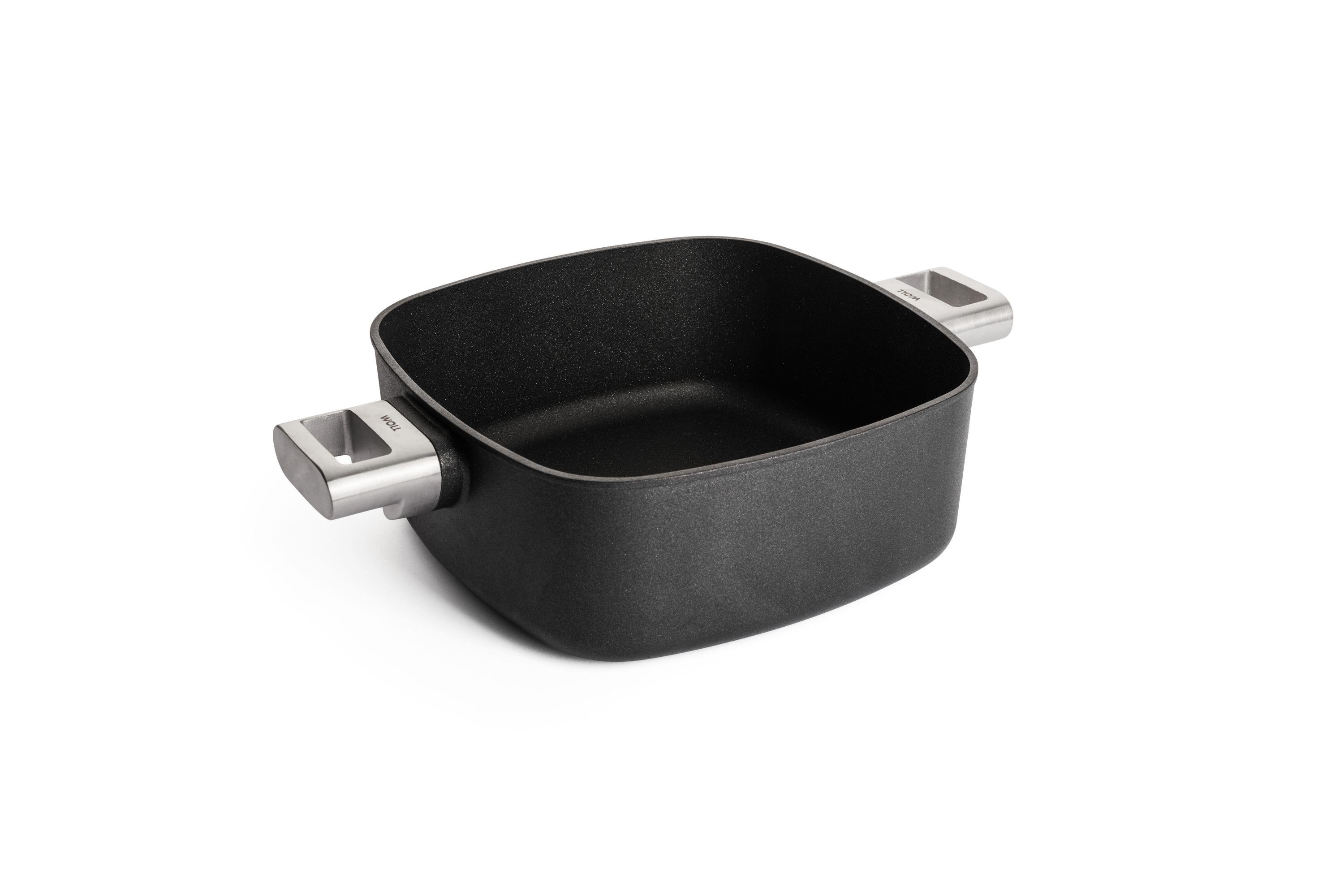 Logic XR Guss-Kasserolle, viereckig - Griffart: Edelstahl Griff