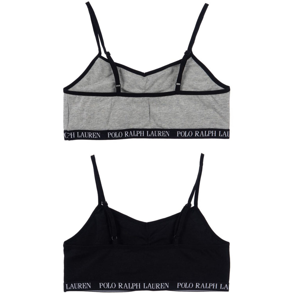 Køb Polo Ralph Lauren Polo Black Solid 2 Pack Bralettes