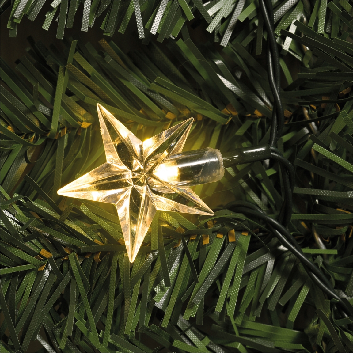 Guirlande sapin étoilée lumineuse