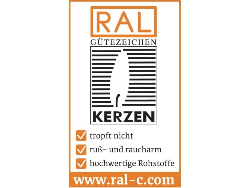 balthasar Zylinderkerze Ecru, 6 Stück Stumpenkerzen im 6er Set