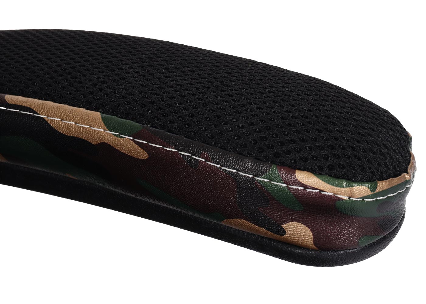 Bürostuhl MCW-K13, Drehstuhl Gamingstuhl, ergonomisch, verstellbare Armlehne, Kunstleder ~ camouflage-schwarz