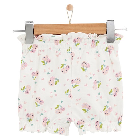 Sweet Summer short   Imprimé cerises et coeurs        de               P'tit bisou