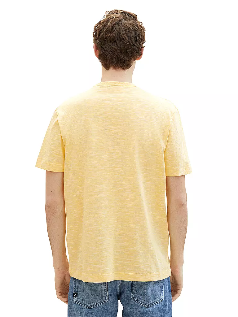 TOM TAILOR T-Shirt gelb