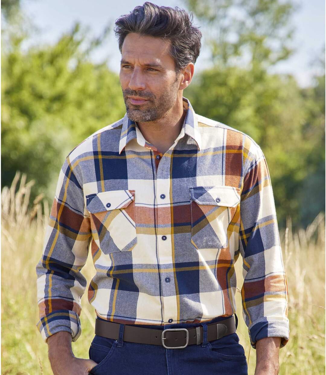 Chemise Flanelle Carreaux Country