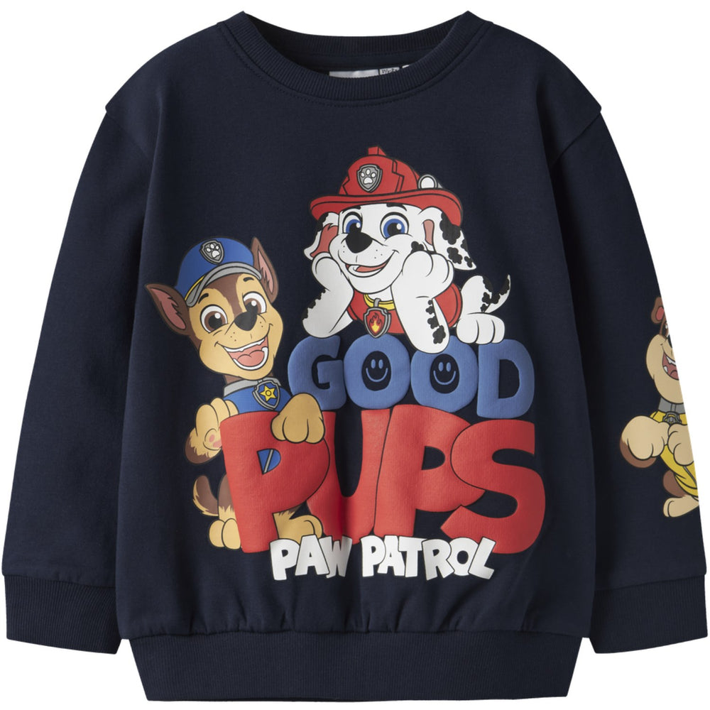 Køb Name It Navy Blazer Nmmjeep Paw Nreg Sweat Bru Noos Cplg